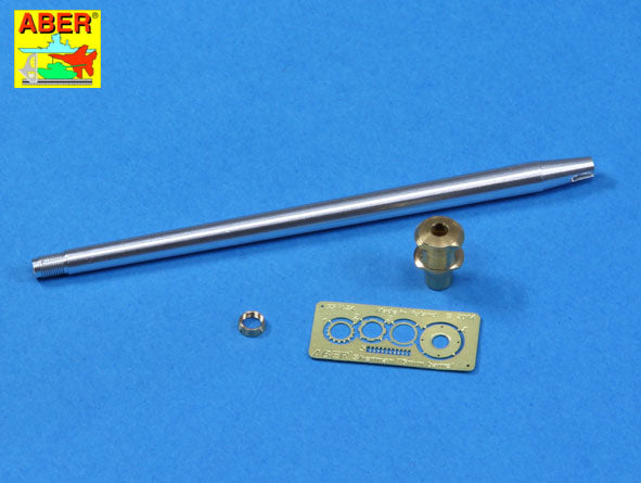 Aber 35L186 1:35 U.S. 76mm M1A2 Barrel with Muzzle Brake for Sherman M4A3E8 Tank