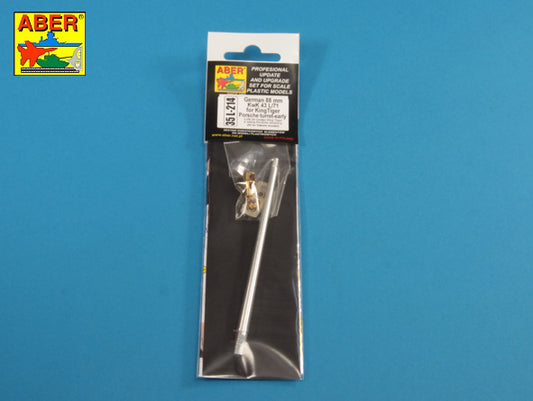 Aber 35L214 1:35 Barrel for German 88mm Kw.K 43 (L/71) Gun used on Pz.Kpfw.VI King Tiger B Porsche Turret-Early