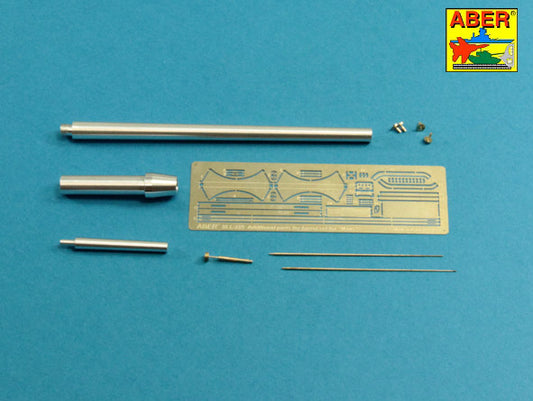 Aber 35L225 1:35 Set of Barrels for Maus V-2 WWII German Super Heavy Tank