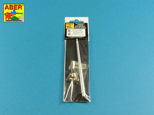 Aber 35L231 1:35 10,5cm KwK L/70 Barrel with Double Baffle Muzzle Brake for German Pz.Kpfw.VII 'Lowe'