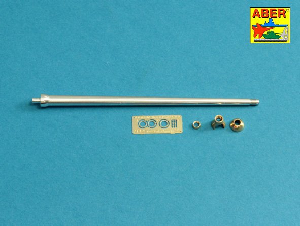 Aber 35L233 1:35 7,5cm Gun Barrel with Single Baffle Muzzle Brake for German Tank VK3002(DB)
