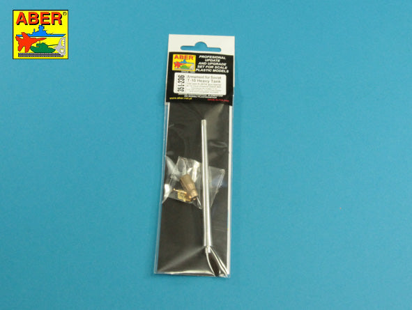 Aber 35L236 1:35 Armament for Soviet T-10 Heavy Tank 1x122 mm D-25TA, 1x12,7cm Coaxial DShK