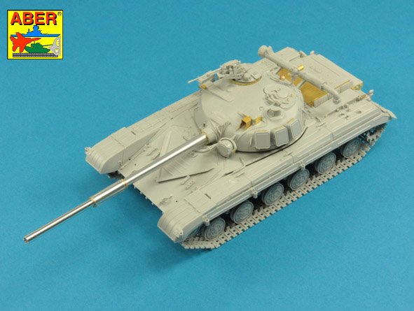 Aber 35L250 1:35 125mm 2A46 Barrel for Soviet T-64 & T-72A without thermal cover (designed to used with Trumpeter kits)