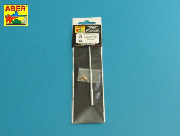 Aber 35L252 1:35 7,5cm/5,5cm Pak 41 L/57 Gun Barrel with Muzzle Brake for German Tank Pz.Kpfw.VI Ausf.C/B (VK36.01)