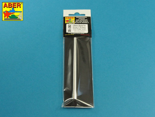 Aber 35L262 1:35 128mm Barrel for German E-100 Heavy Tank Krupp Turret