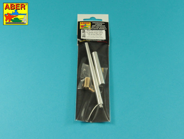 Aber 35L264 1:35 Krupp 12.8cm PaK-44 Gun Barrel with Muzzle Brake