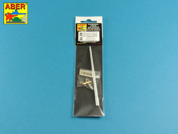 Aber 35L270 1:35 German 8,8cm One Part Pak 43/3 L/71 Barrel for Jagdpanther Ausf.G1 Sd.Kfz.173 Early