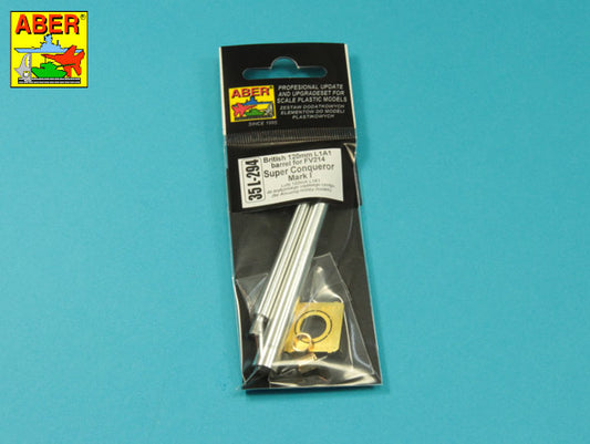 Aber 35L294 1:35 120mm L1A1 Barrel for FV214 Super Conqueror Mark I