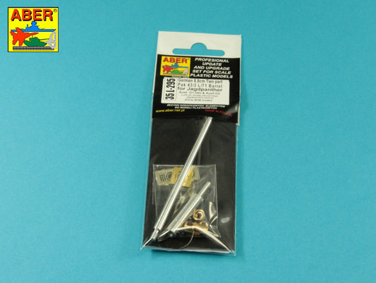 Aber 35L295 1:35 8,8cm Two Part PaK-43/3 L/71 Barrel for Jagdpanther Ausf.G1 Late Jagdpanther Ausf.G2
