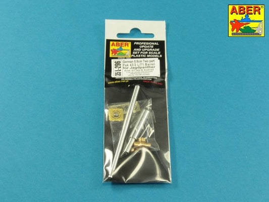 Aber 35L296 1:35 German 8,8cm Two Part Pak 43/3 L/71 Barrel for Jagdpanther Ausf.G1/G2 Late