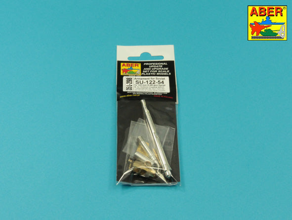 Aber 35L298 1:35 Armament for Soviet SU-122-54: 1x122mm D-49 Gun Barrel, 1x14,5mm KPVT