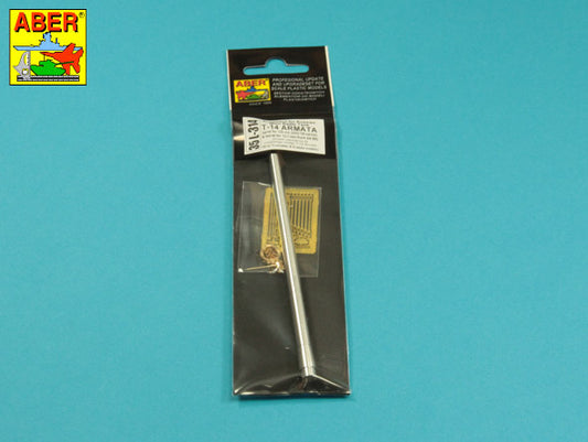 Aber 35L314 1:35 Armament for Soviet T-14 Armata Barrel for 125mm 2A82-1M Cannon & Barrel for 12,7mm Kord AA MG