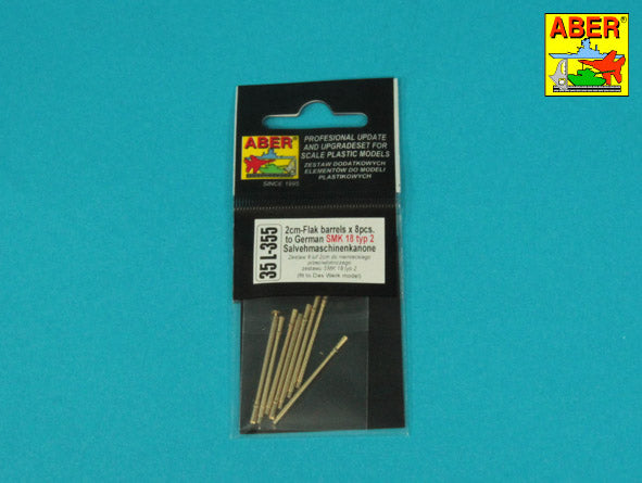 Aber 35L355 1:35 2cm 8 Barrels to SMK 18 Typ 2 Salvehmaschinenkanone