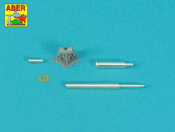Aber 35L359 1:35 90mm barrel Y-Shaped Muzzel Brake with mantlet for M47