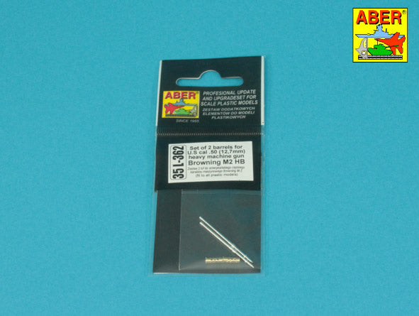 Aber 35L362 1:35 Set of 2 barrels for U.S cal .50 Browning M2 HB