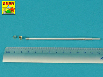 Aber 35L363 1:35 90mm M3 barrel with thread protector for tank destroyer M36