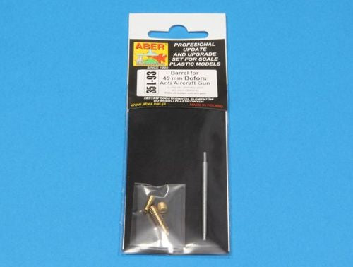 Aber 35L093 1:35 Barrel for 40mm Bofors Anti-Aircraft Gun (All models)