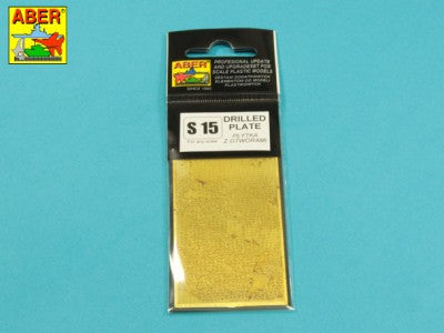 Aber 35S15 1:35 Fine Mesh Drilled Plate 0,6 mm