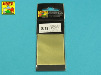 Aber 35S17 1:35 Fine Mesh Drilled Plate 0,8 mm