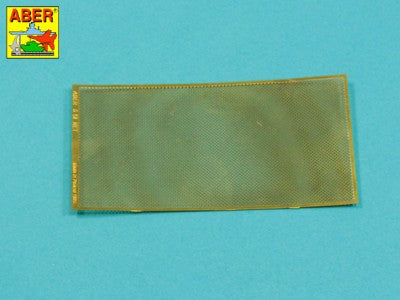 Aber 35S18 1:35 Fine Mesh Drilled Plate 1,0 mm