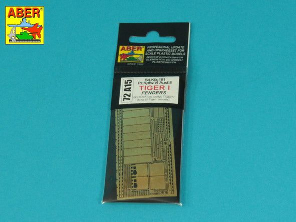 Aber 72A15 1:72 Pz.Kpfw.VI Ausf.E Tiger I-Fenders Sd.Kfz.181