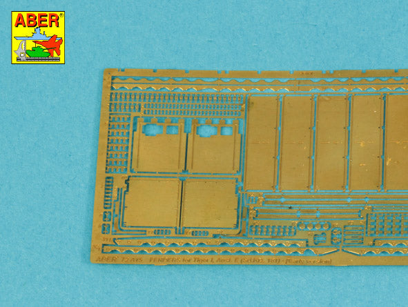 Aber 72A15 1:72 Pz.Kpfw.VI Ausf.E Tiger I-Fenders Sd.Kfz.181