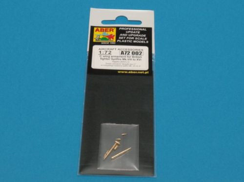 Aber A72002 1:72 C Wing Armament for British Fighter Supermarine Spitfire Mk.VIII/IX/X/XI/XII/XIV/XVI