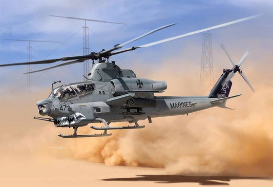 Academy 12127 1:35 Bell AH-1Z Shark Mouth USMC