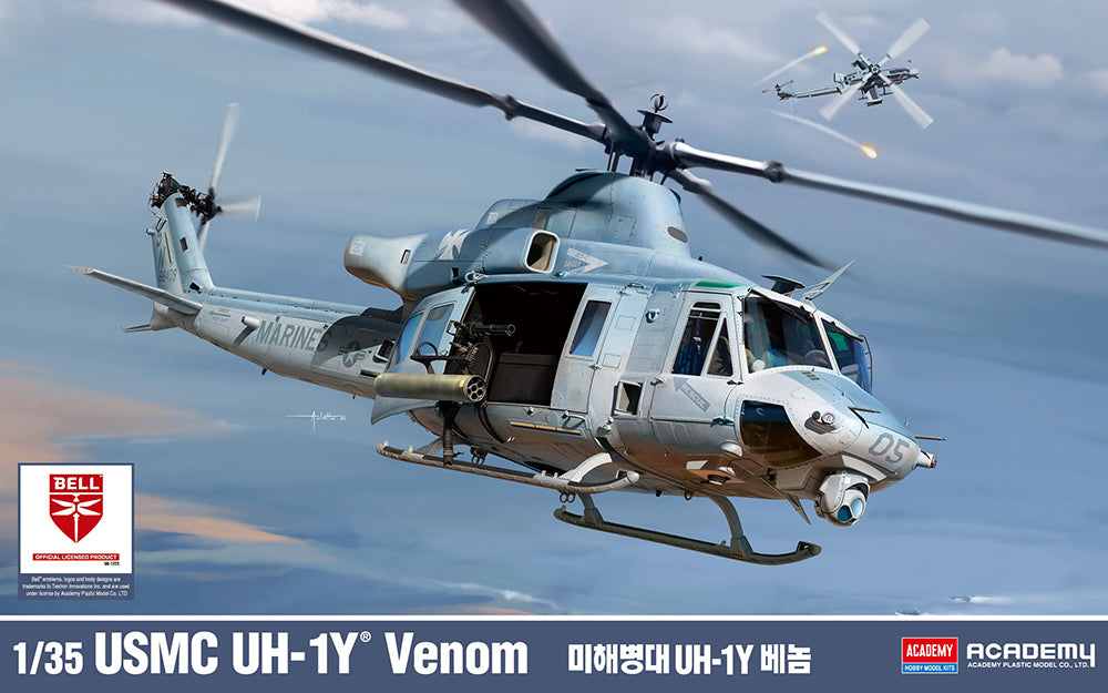 Academy 12138 1:35 Bell UH-1Y Venom Utility Helicopter