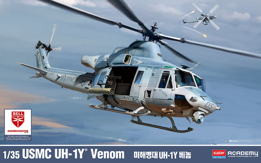 Academy 12138 1:35 Bell UH-1Y Venom Utility Helicopter