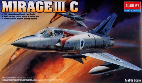 Academy 12247 1:48 Dassault Mirage IIIC