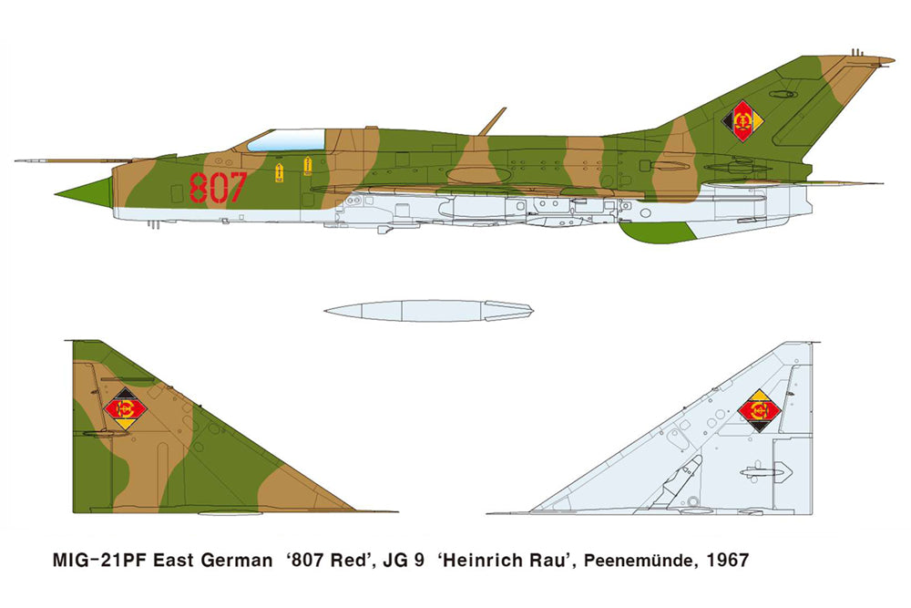 Academy 12320 1:48 Mikoyan MiG-21PF Fishbed-D