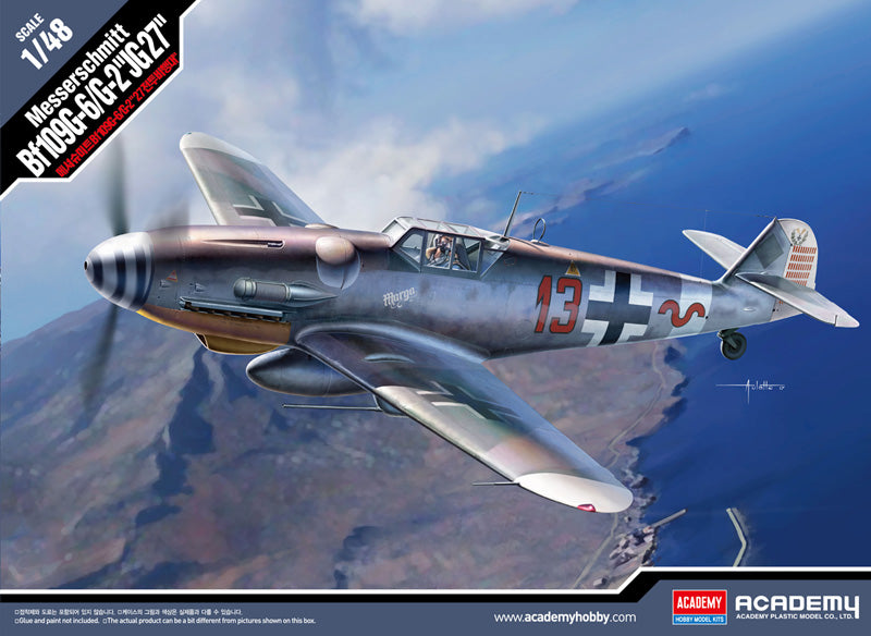 Academy 12321 1:48 Messerschmitt Bf-109G-6/G-2 'JG 27'