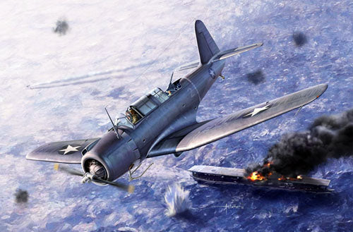 Academy 12324 1:48 Vought SB2U-3 Vindicator Battle of Midway (ex Accurate Miniatures)