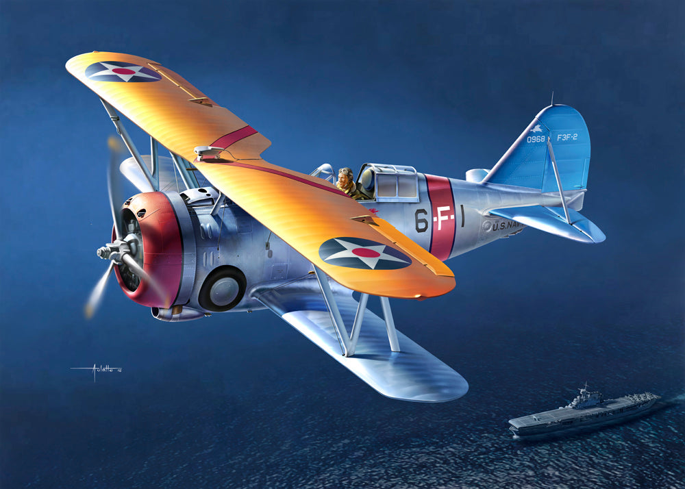 Academy 12326 1:48 Grumman F3F-2 US Navy Fighter