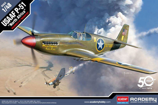 Academy 12338 1:48 North-American P-51/Mustang Mk.1a North Africa