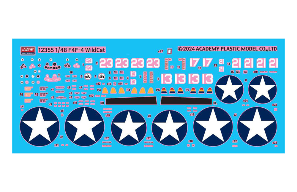 Academy 12355 1:48 Grumman 'F4F-4 Wildcat 'Battle of Midway' New Tooling In 2024