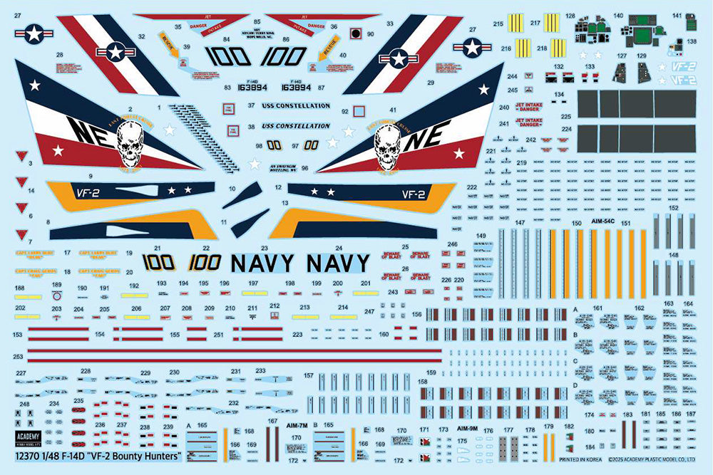 Academy 12370 1:48 Grumman F-14D “VF-2 Bounty Hunters”