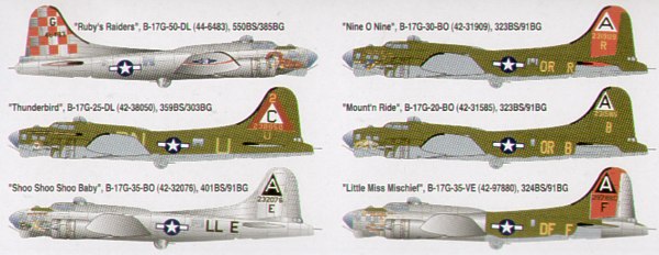 Academy 12414 1:72 Boeing B-17G Flying Fortress 'Nose Art'