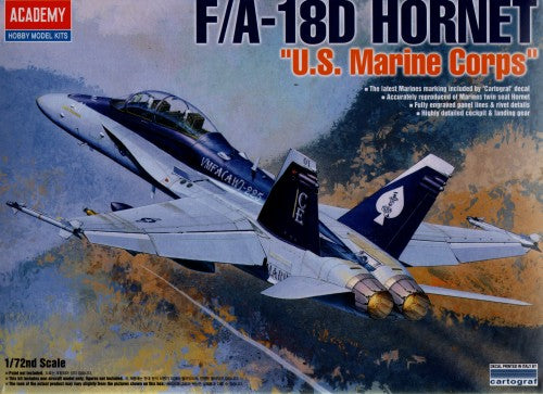 Academy 12422 1:72 McDonnell-Douglas F/A-18D Hornet 'US Marines' (Twin-Seat)