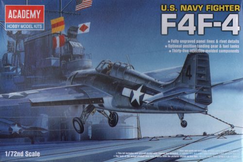 Academy 12451 1:72 Grumman F4F-4 Wildcat