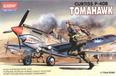 Academy 12456 1:72 Curtiss P-40B Tomahawk