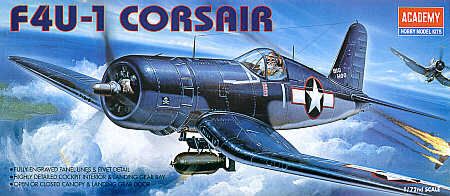 Academy 12457 1:72 Vought F4U-1 Corsair