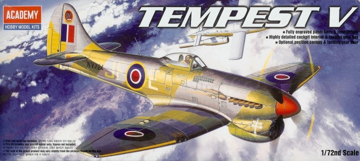 Academy 12466 1:72 Hawker Tempest Mk.V