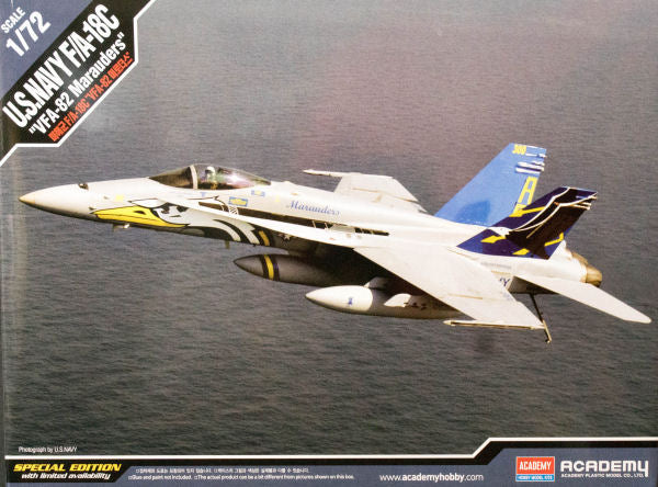 Academy 12534 1:72 McDonnell-Douglas F/A-18C USN 'VFA-82 Marauders