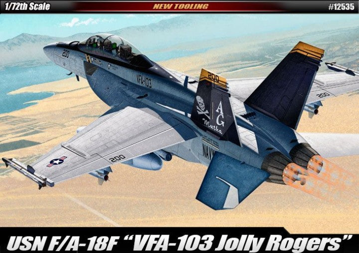 Academy 12535 1:72 Boeing F/A-18F 'VFA-103 Jolly Rogers' New Tooling