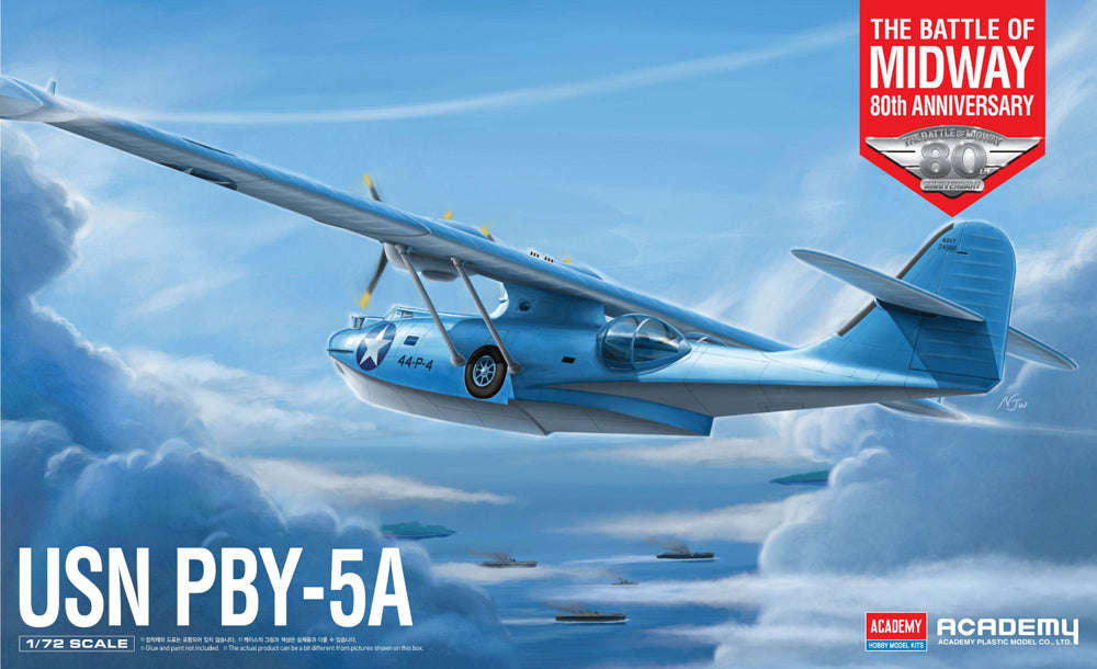 Academy 12573 1:72 Consolidated PBY-5A Catalina 80th Anniversary 1942-2022 'Battle of Midway' USN