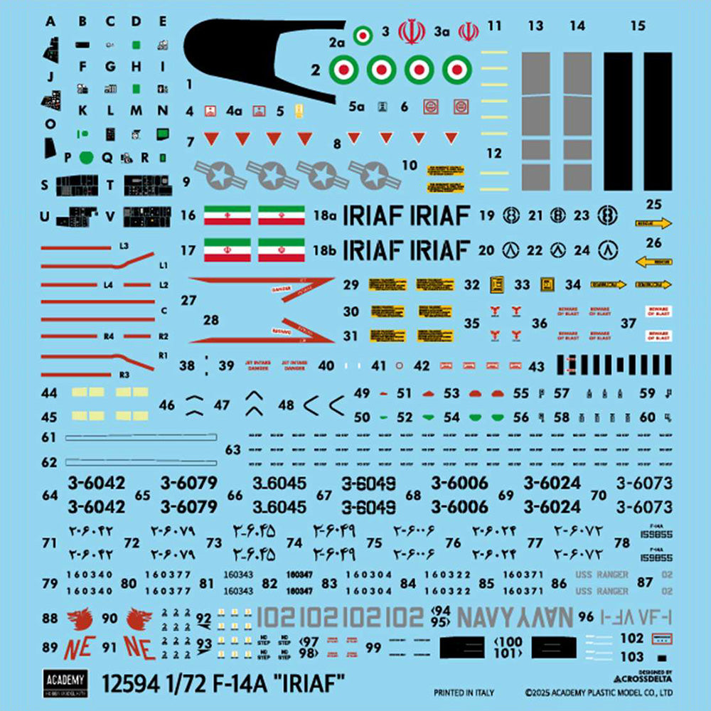 Academy 12594 1:72 Grumman F-14A Tomcat Iranian Air Force