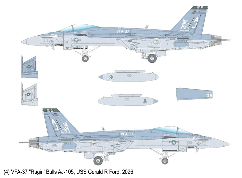 Academy 12595 1:72 Boeing F/A-18E Super Hornet 'Operation Epic Fury 2026'