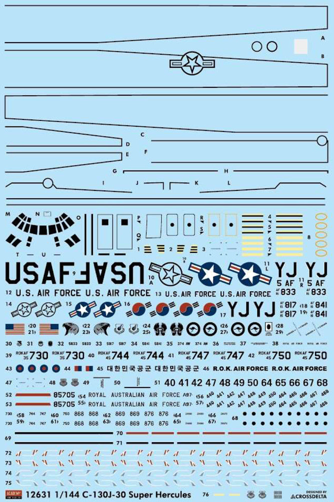 Academy 12631 1:144 Lockheed C-130J-30 Super Hercules